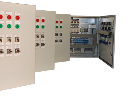 Control panel for heating groups